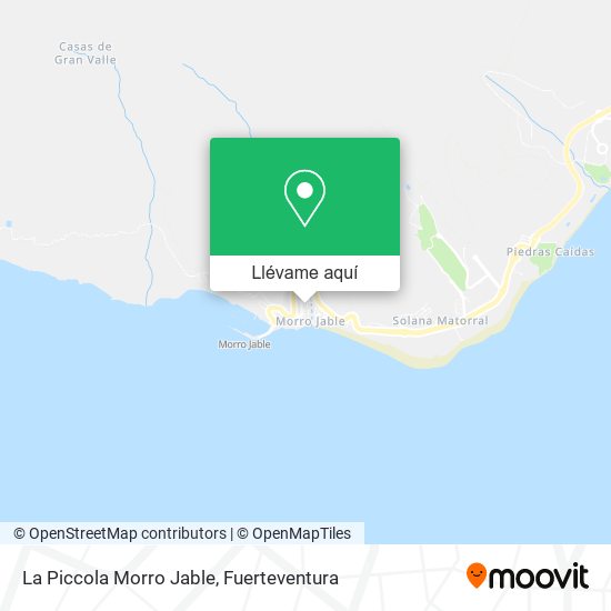Mapa La Piccola Morro Jable