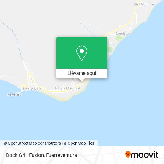 Mapa Dock Grill Fusion