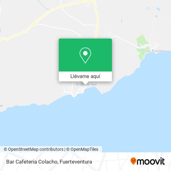 Mapa Bar Cafeteria Colacho