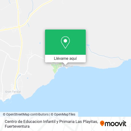 Mapa Centro de Educacion Infantil y Primaria Las Playitas