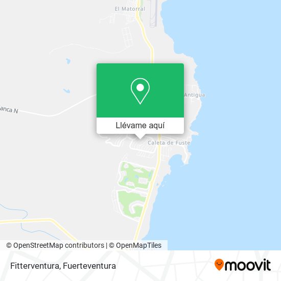 Mapa Fitterventura