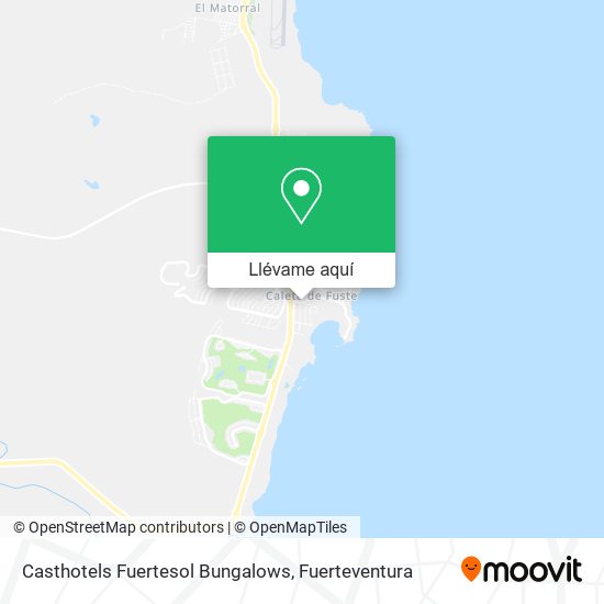Mapa Casthotels Fuertesol Bungalows