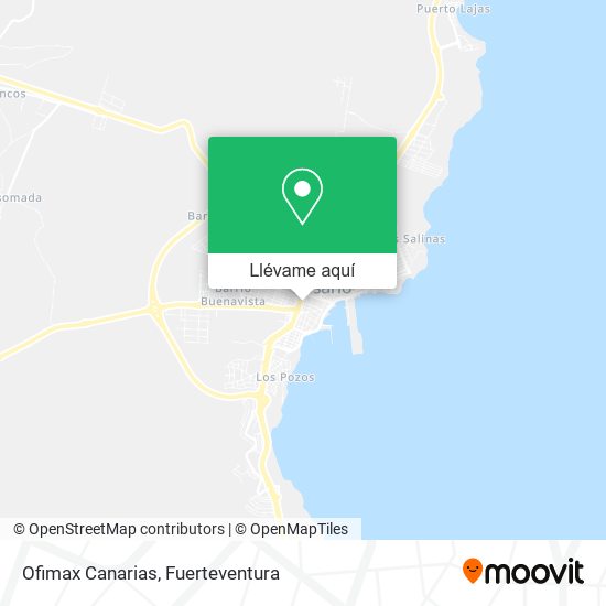 Mapa Ofimax Canarias