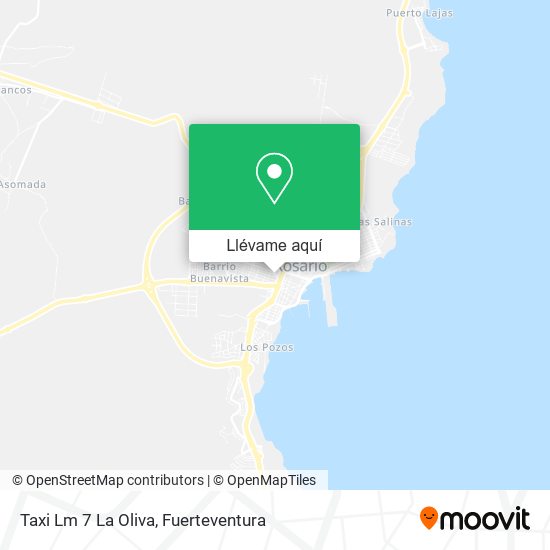 Mapa Taxi Lm 7 La Oliva
