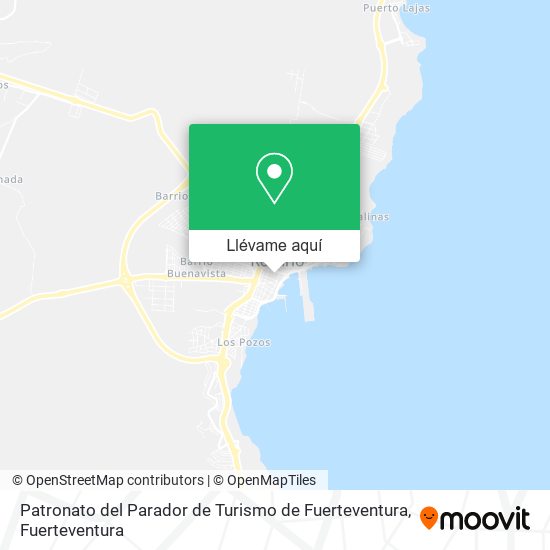 Mapa Patronato del Parador de Turismo de Fuerteventura