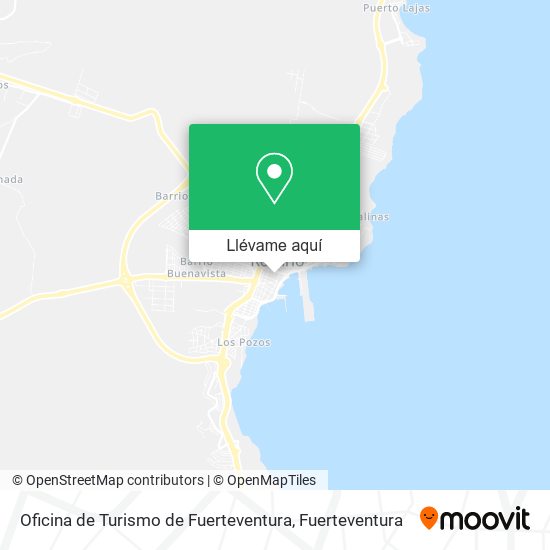 Mapa Oficina de Turismo de Fuerteventura