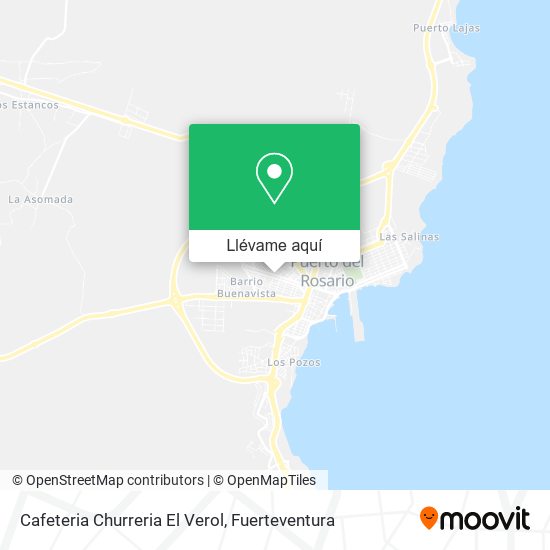 Mapa Cafeteria Churreria El Verol