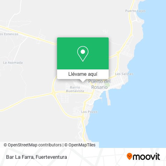 Mapa Bar La Farra
