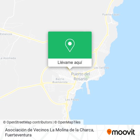 Mapa Asociación de Vecinos La Molina de la Charca