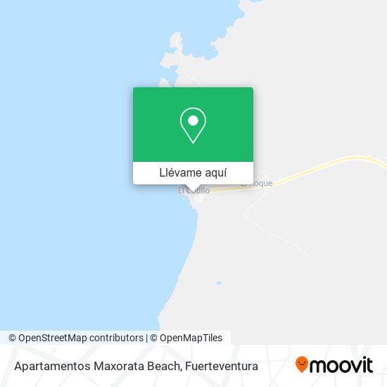 Mapa Apartamentos Maxorata Beach