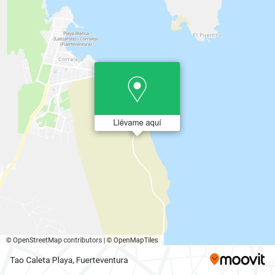 Mapa Tao Caleta Playa