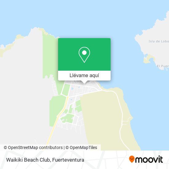 Mapa Waikiki Beach Club