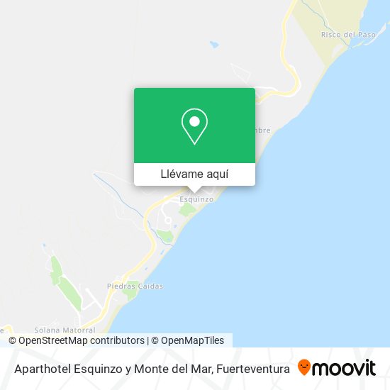 Mapa Aparthotel Esquinzo y Monte del Mar