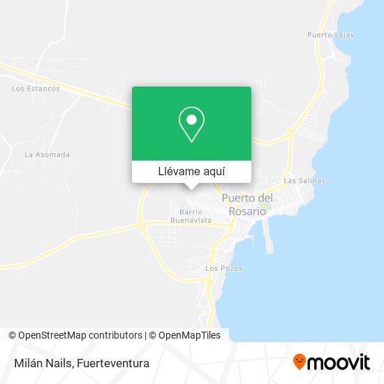 Mapa Milán Nails
