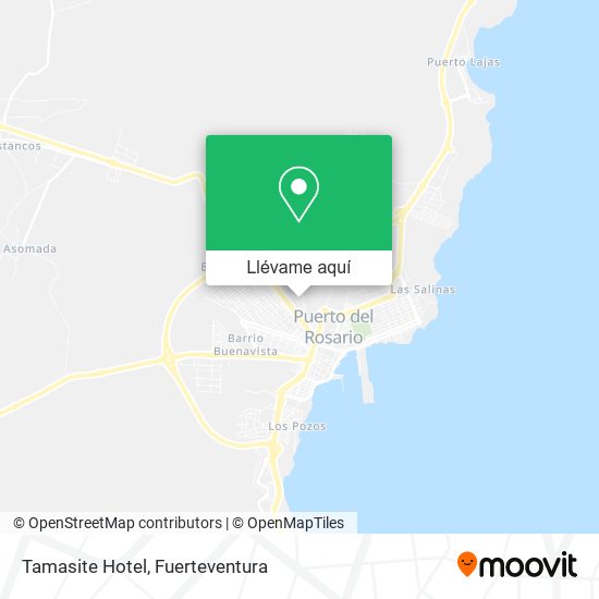 Mapa Tamasite Hotel