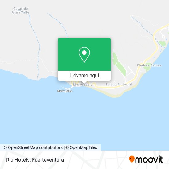 Mapa Riu Hotels