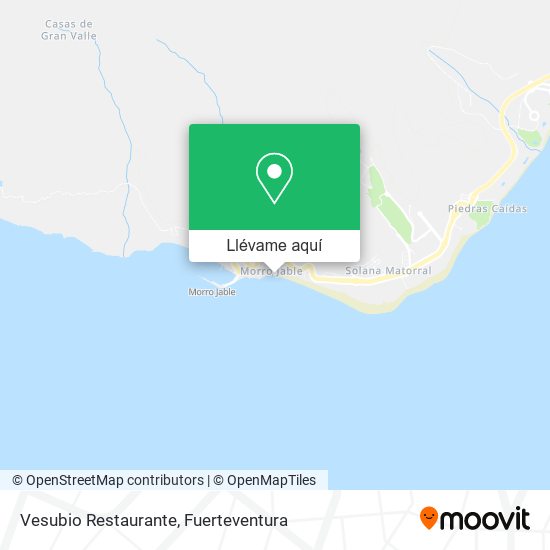 Mapa Vesubio Restaurante