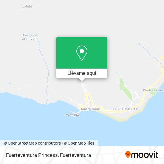 Mapa Fuerteventura Princess