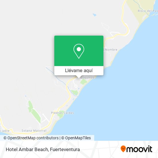 Mapa Hotel Ambar Beach