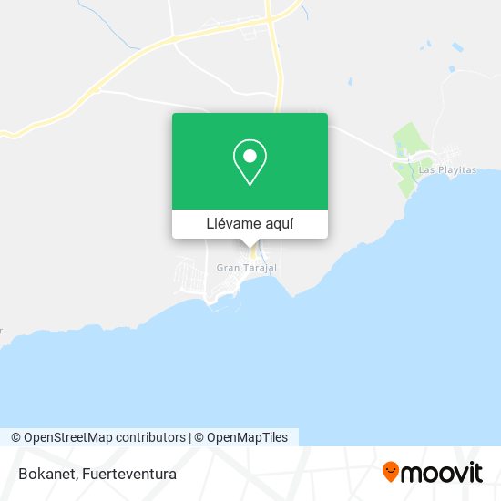 Mapa Bokanet