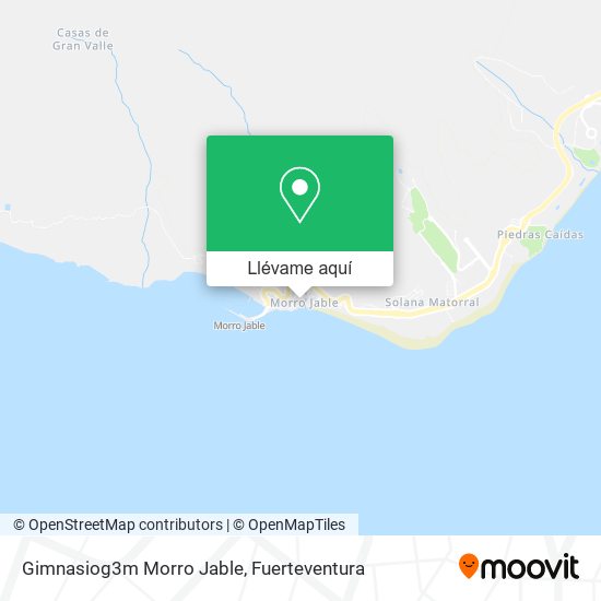 Mapa Gimnasiog3m Morro Jable