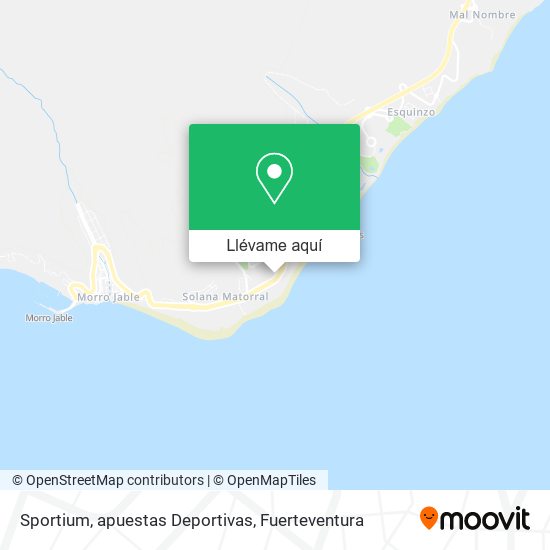 Mapa Sportium, apuestas Deportivas