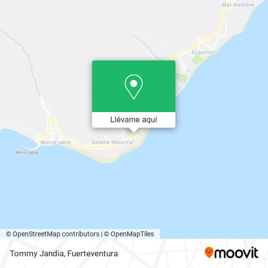 Mapa Tommy Jandia
