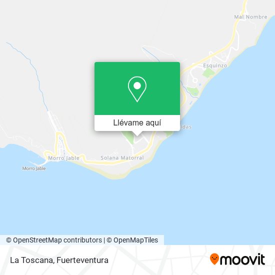Mapa La Toscana