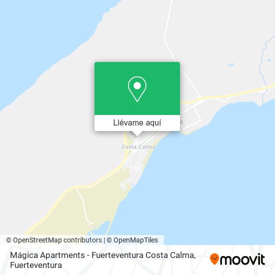 Mapa Mágica Apartments - Fuerteventura Costa Calma