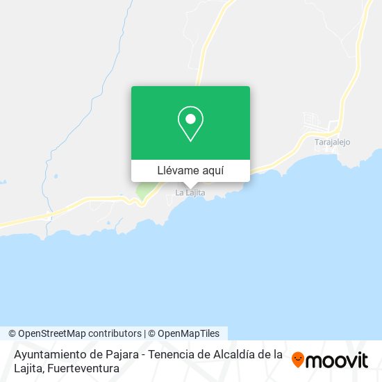 Mapa Ayuntamiento de Pajara - Tenencia de Alcaldía de la Lajita