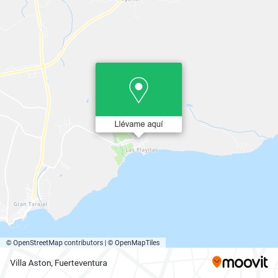 Mapa Villa Aston