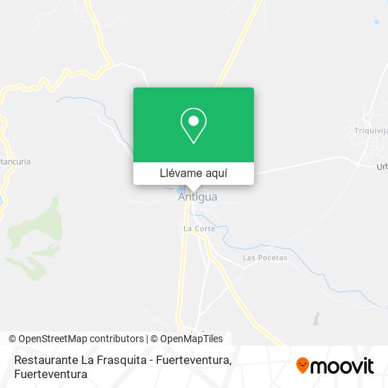 Mapa Restaurante La Frasquita - Fuerteventura