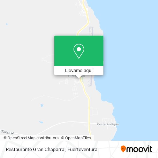 Mapa Restaurante Gran Chaparral