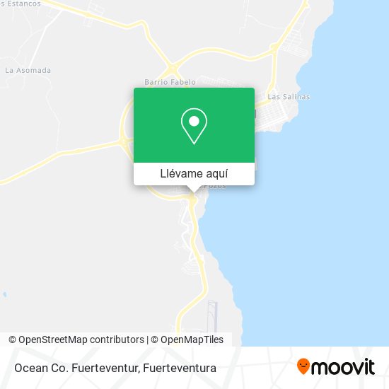 Mapa Ocean Co. Fuerteventur
