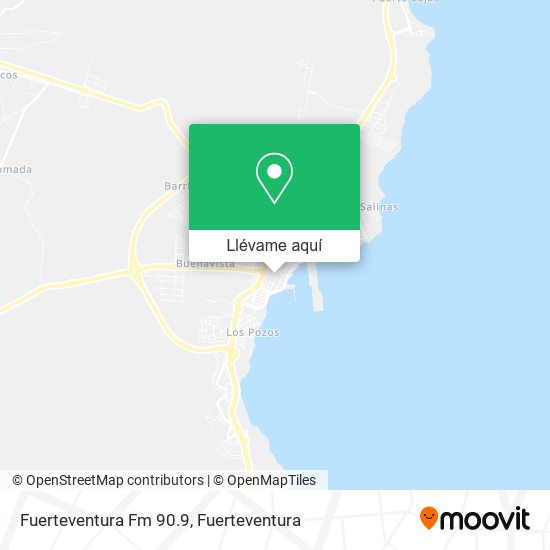 Mapa Fuerteventura Fm 90.9