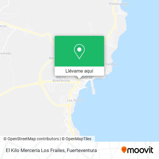 Mapa El Kilo Mercería Los Frailes