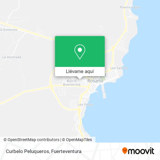 Mapa Curbelo Peluqueros