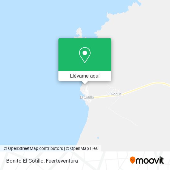 Mapa Bonito El Cotillo