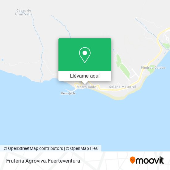 Mapa Frutería Agroviva