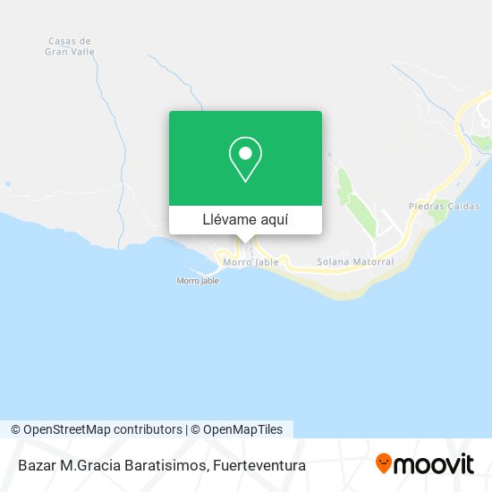 Mapa Bazar M.Gracia Baratisimos