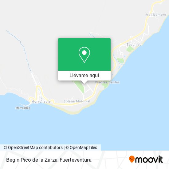 Mapa Begin Pico de la Zarza