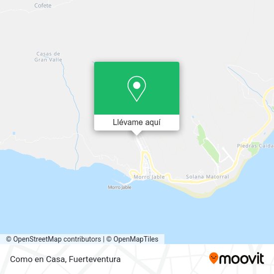 Mapa Como en Casa