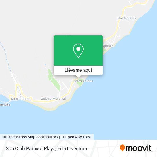 Mapa Sbh Club Paraíso Playa