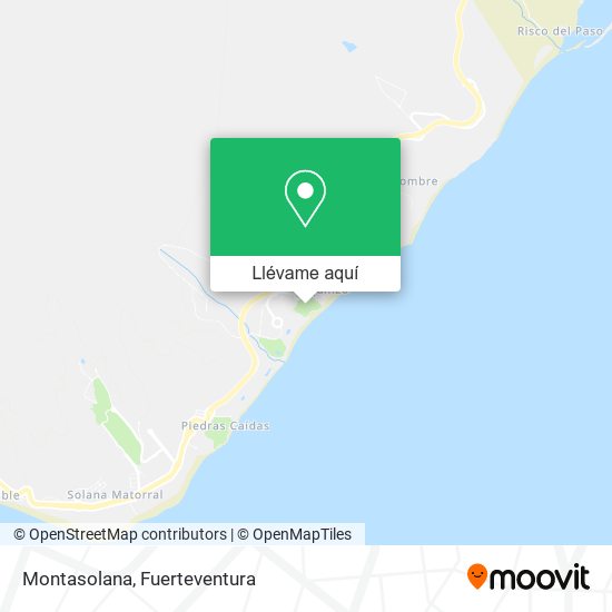 Mapa Montasolana