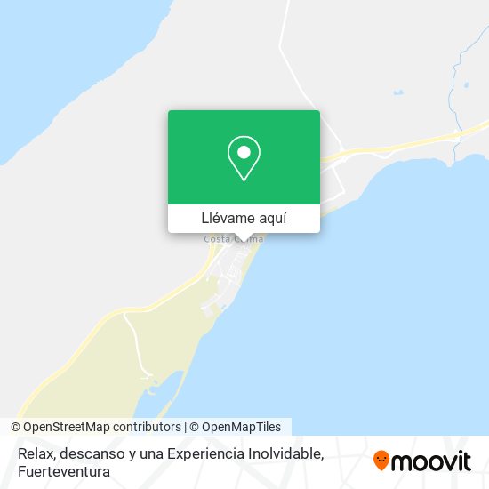 Mapa Relax, descanso y una Experiencia Inolvidable