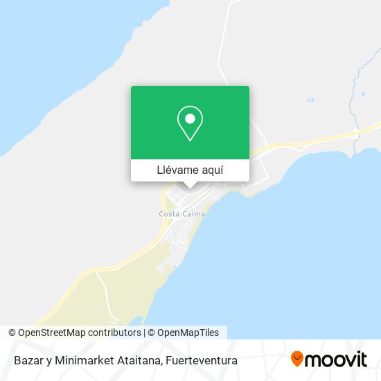 Mapa Bazar y Minimarket Ataitana