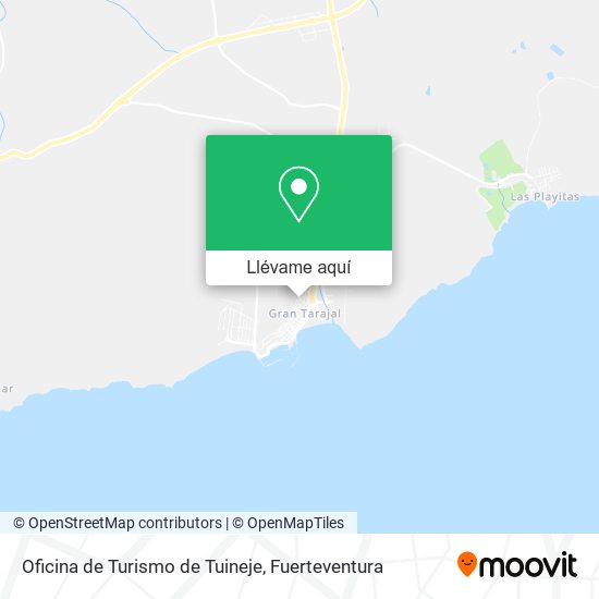 Mapa Oficina de Turismo de Tuineje