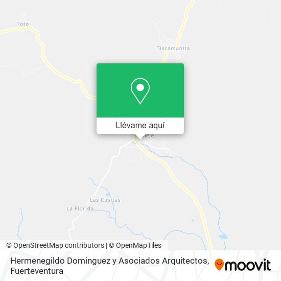 Mapa Hermenegildo Dominguez y Asociados Arquitectos