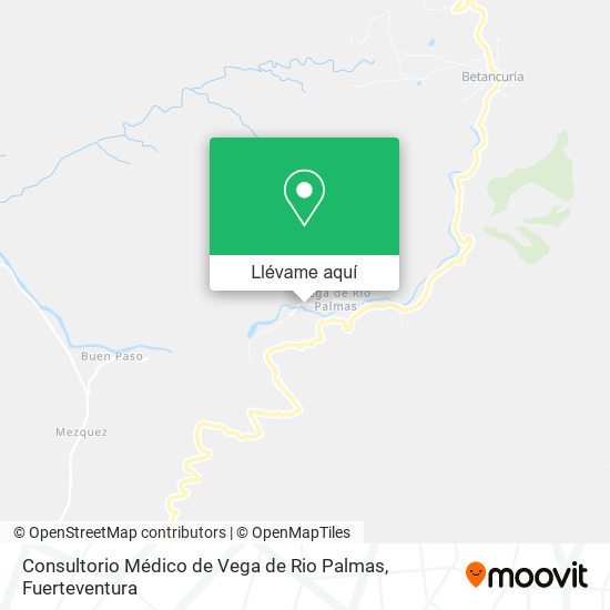 Mapa Consultorio Médico de Vega de Rio Palmas