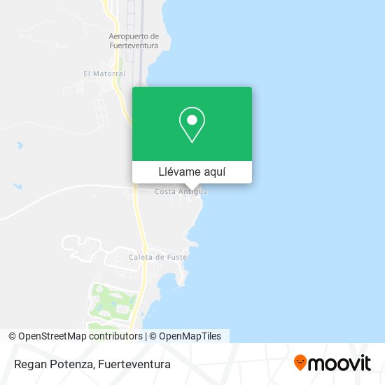 Mapa Regan Potenza